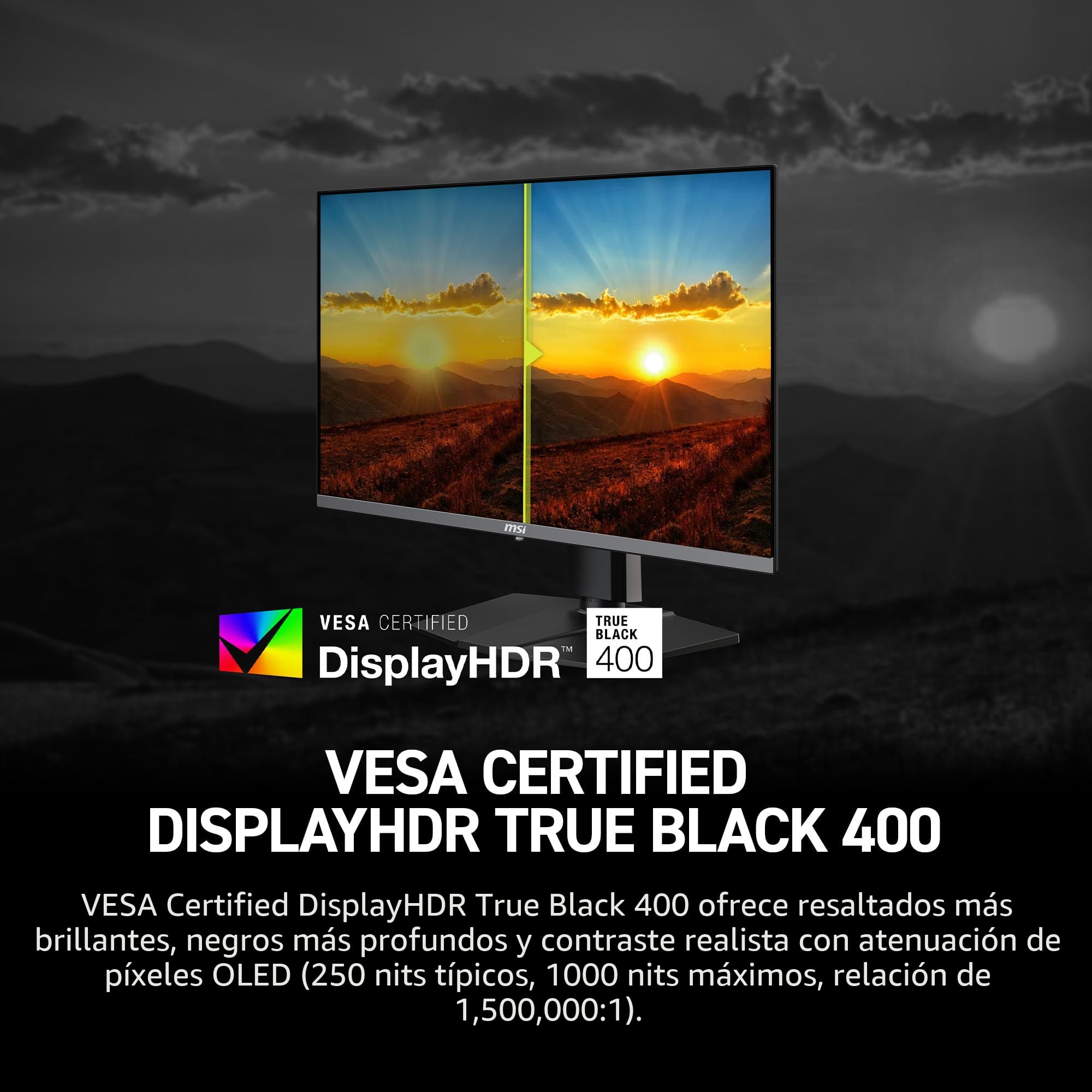 Amazon.com: MSI MAG 272UP QD-OLED X24 – Monitor de juegos de 26.5