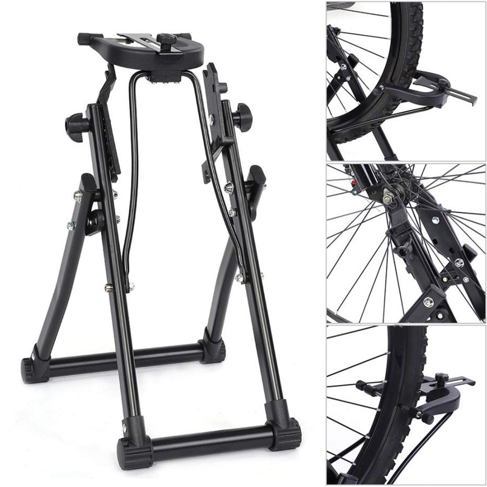 panthem Support de centrage de roues de vélo pour un usage domestique - Support de centrage pliable pour réparation de vélos amateurs de vélo
