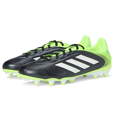 adidas Copa League Pure 3 Firm/Multi Ground Soccer Cleats Soccer Shoes Black/White/Lucid Lemon
