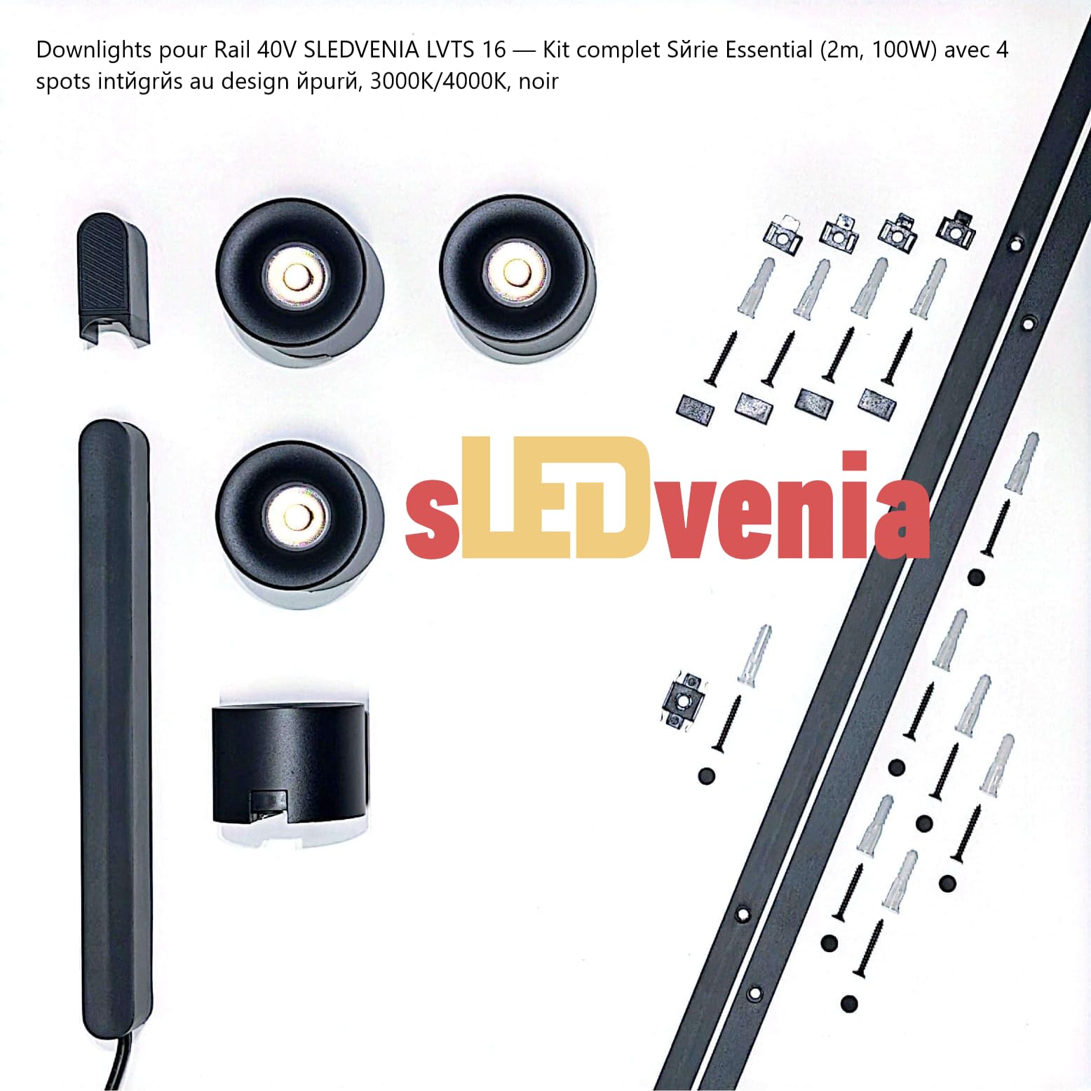 Ultra-Slim 40V Schienensystem Start-Set 2M 100W (4x8W / 4000K)