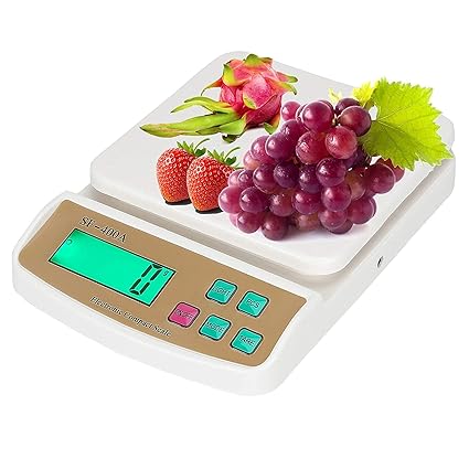 JAPP ABS Digital Kitchen Electronic Weighing Scale 10 Kg Advance Weight Measure, Spices, Vegetable, Liquids (Multicolour)