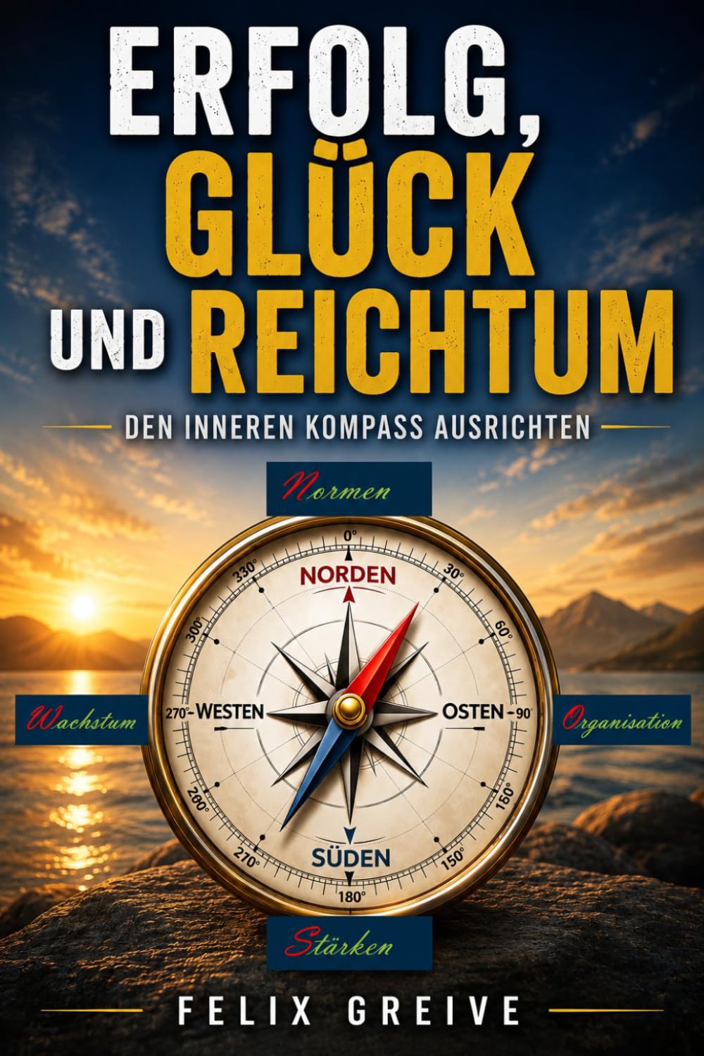 Kompass Richtung - Erfolg, Glück & Reichtum