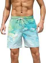 Short de bain décontracté pour homme - Séchage rapide - Short de bain athlétique pour homme - Short de plage d'été