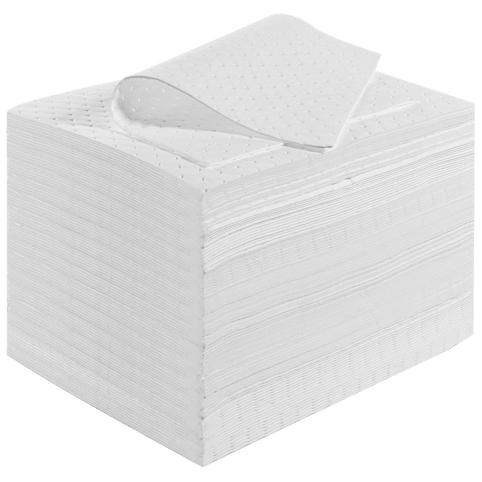VEVOR Tamponi Assorbenti Fuoriuscite, Tappetino Assorbente per Olio Assorbe Fino A 20 Gal, 15" L x 20" P Tampone Assorbente in Polipropilene Solo per Olio, Tappetini per Fuoriuscite Olio