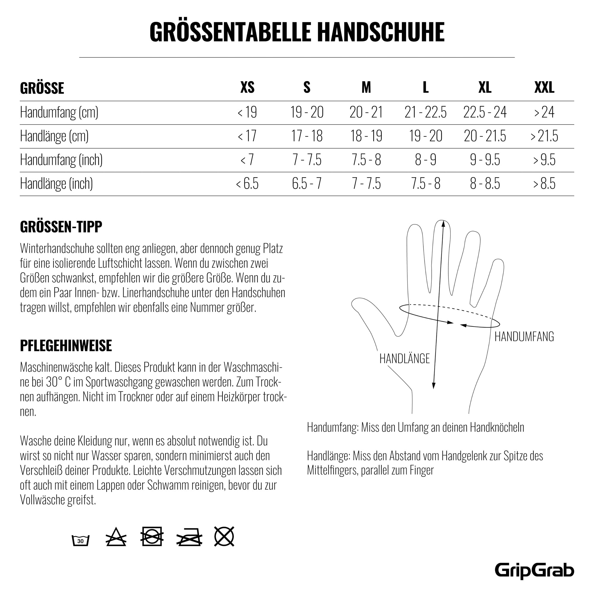 GripGrab Nordic 2 Winddichte Fahrradhandschuhe Winter - 3-Finger Lobster | Mit PrimaLoft Gold Isolierung und gepolsterter Handfläche, Fleecefutter, Klettverschluss - für Rennrad, MTB & Gravelbike