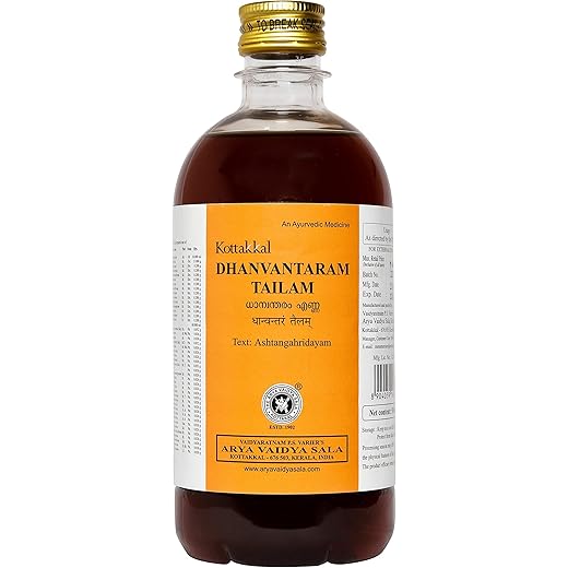 Kottakkal Dhanvantaram Tailam 500ml Herbal Enriched 500 Ml