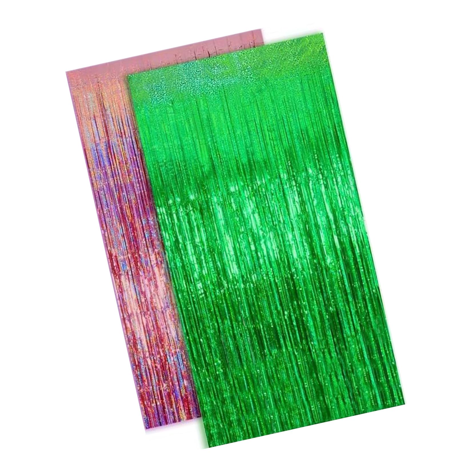 Nucelit Streamers Colorful Metallic Tinsel Fringes Curtain Backdrop Holiday Supplies Graduation Party Decoration Curtain