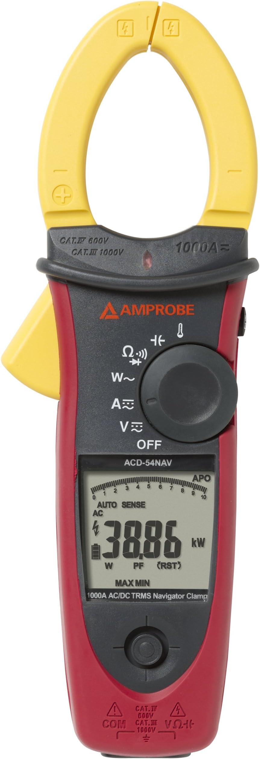 Amprobe ACDC-54NAV 1000A AC/DC Power Quality Clamp Meter