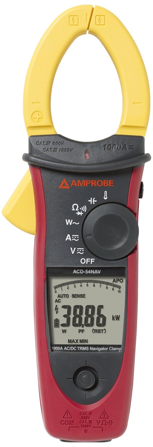 Amprobe - 3729945 ACD-50NAV 600A AC Power Quality Clamp Meter