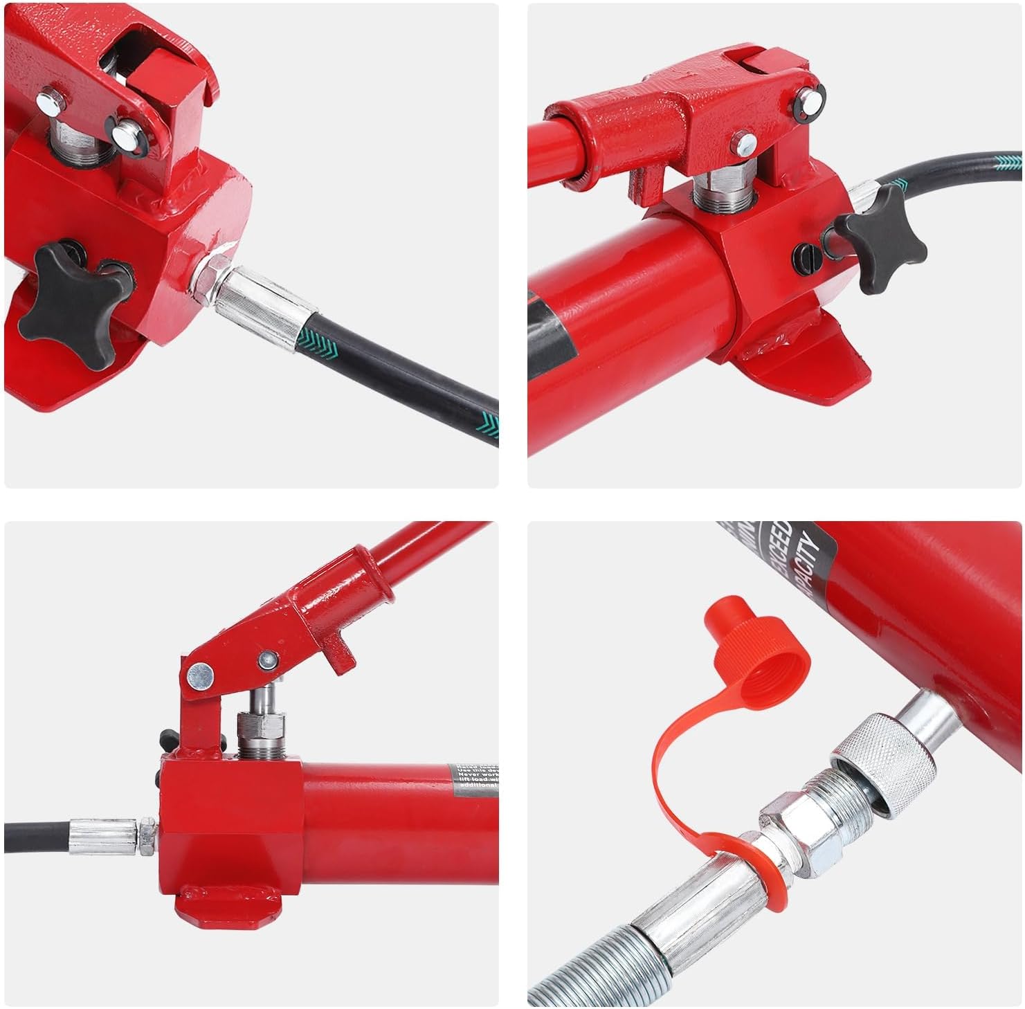Porta Power Hydraulic Kit-10 Ton Porta Power Jack Hydraulic Pusher Puller Kit, Portable Hydraulics Ram Kits for Auto Body Repair