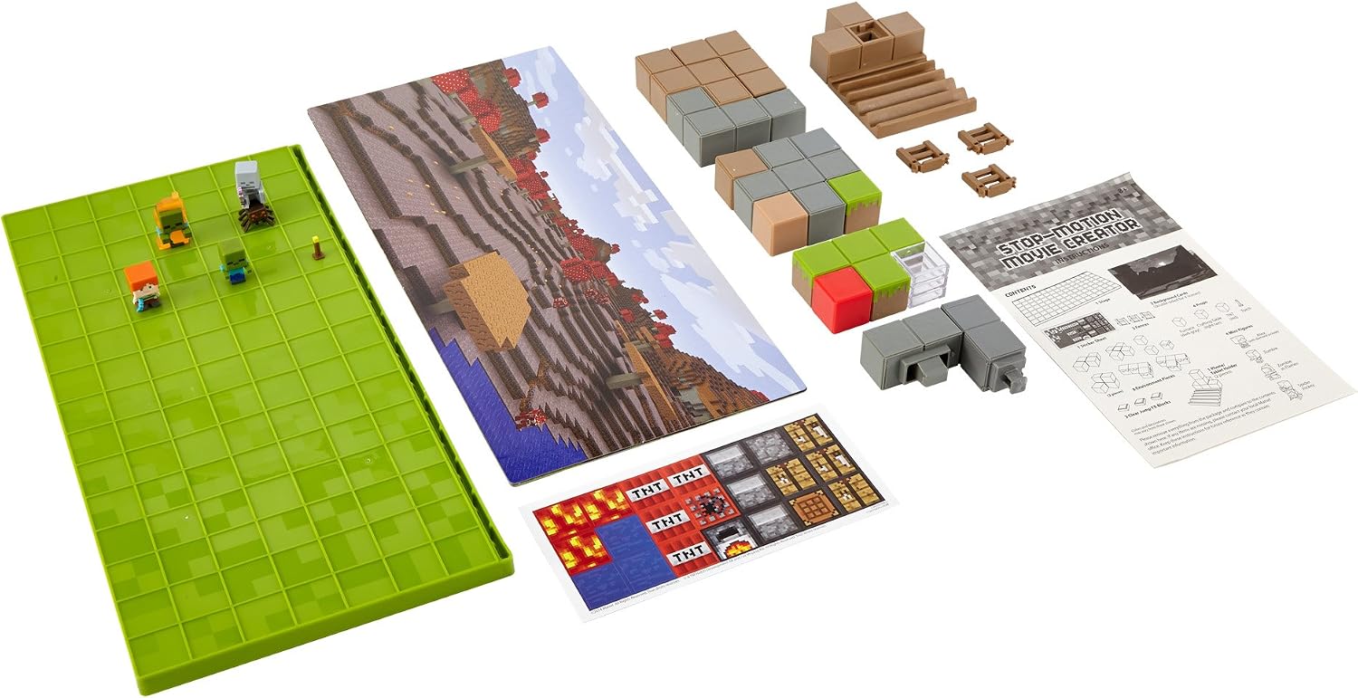 Minecraft Stop Motion Movie Creator Playset