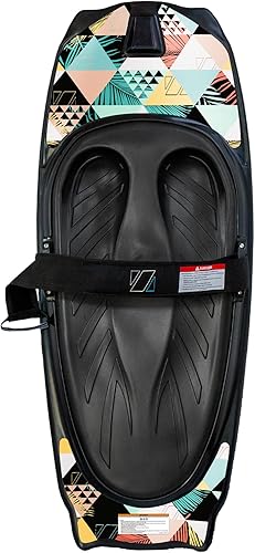 ZUP Rodillera con correa acolchada ajustable con cómoda almohadilla de espuma EVA, ideal para deportes acuáticos y rodillas, 50 x 20 pulgadas retro