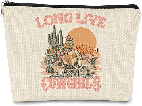 Miniatura 10 de BARPER - Bolsa de maquillaje de caballo con diseño de heno para niña, bolsa de maquillaje con diseño de flores de granja, la mejor idea de regalo