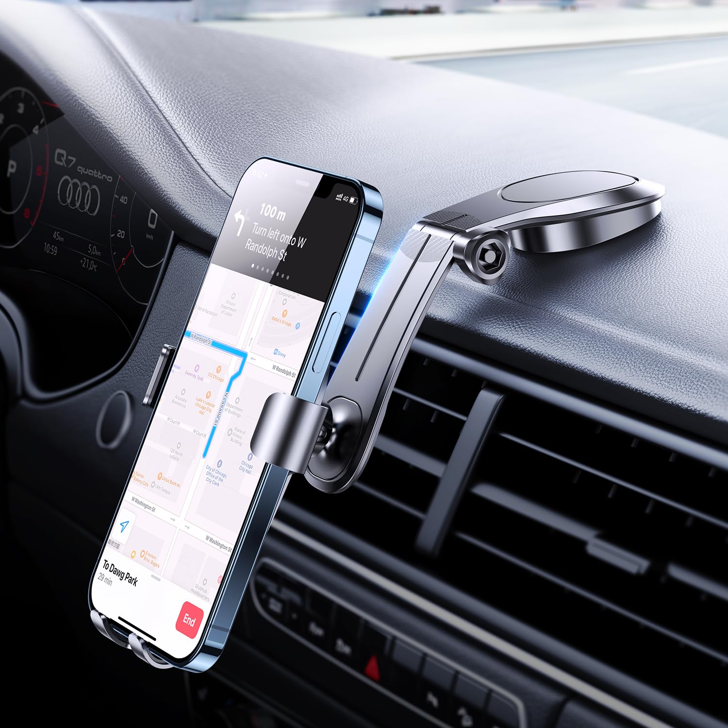 Joyroom JR-ZS198 Hafif Gölge Serisi Gravity Bracket Havacılık Araç Ven Telefon Tutucu (JR-ZS198 Torpido)