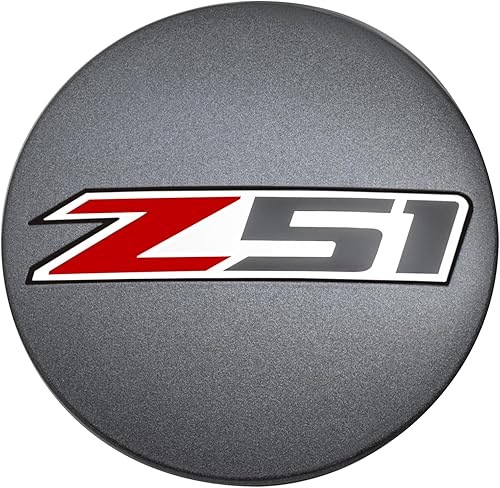 Miniatura 4 de GM Accessories 19170061 Tapa central estilo botón en cromo con logotipo GMC