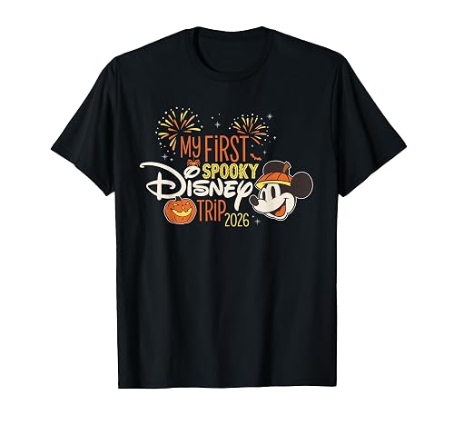 Disney Mickey Mouse My First Disney Trip 2026 Halloween T-Shirt