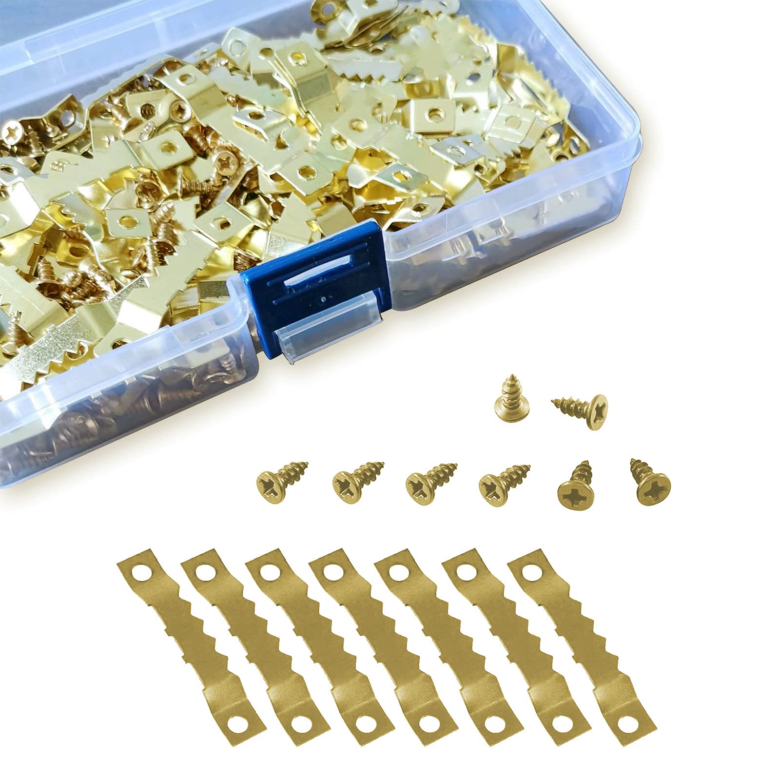 Buy Yangtsetek 100 Pcs Picture Hangers Kit, Including 100 Pcs Serrated