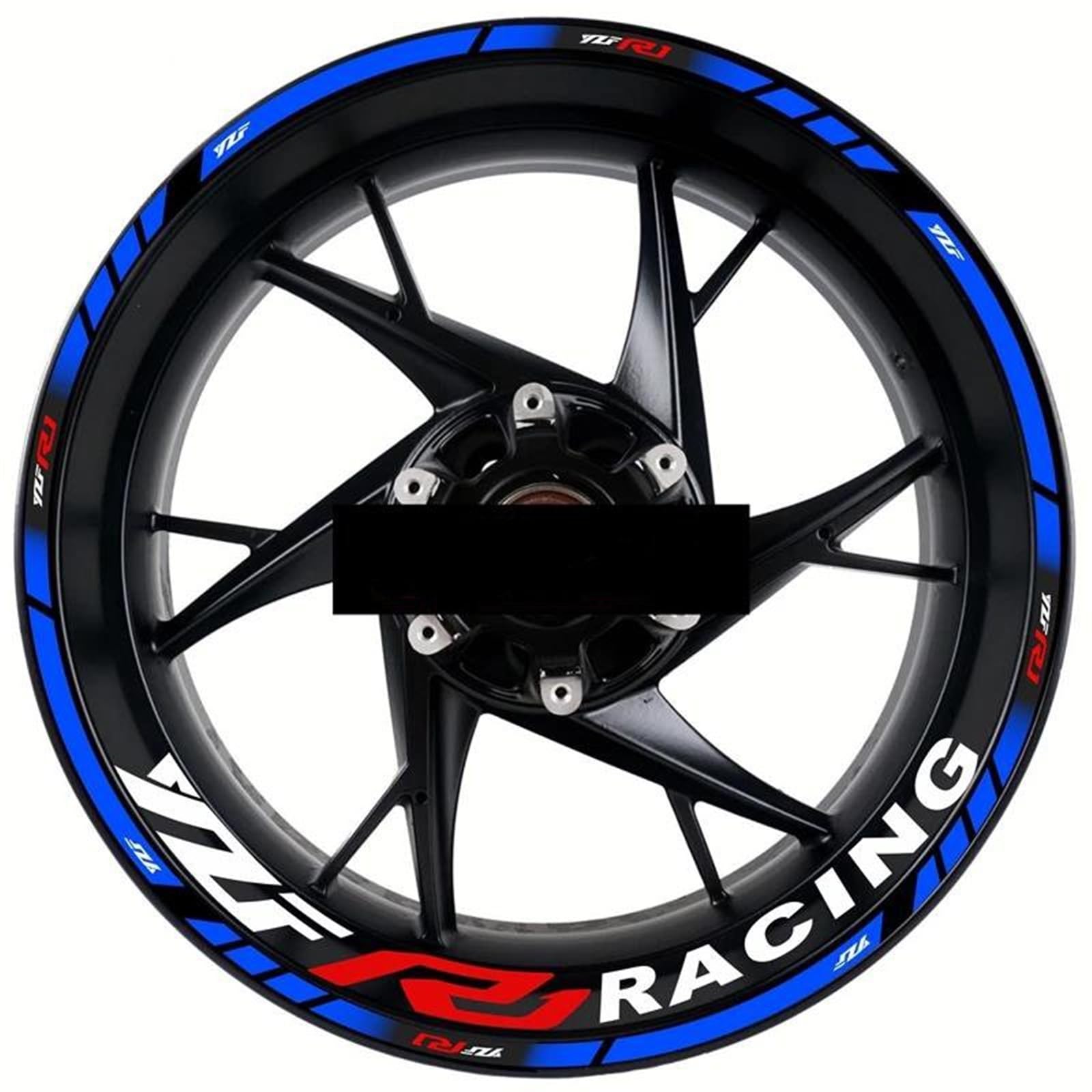 Stickers Motorcycle Accessories Reflective Rim Edge Stripes Wheel Stickers for YZFR1 YZF-R1(Style 4)