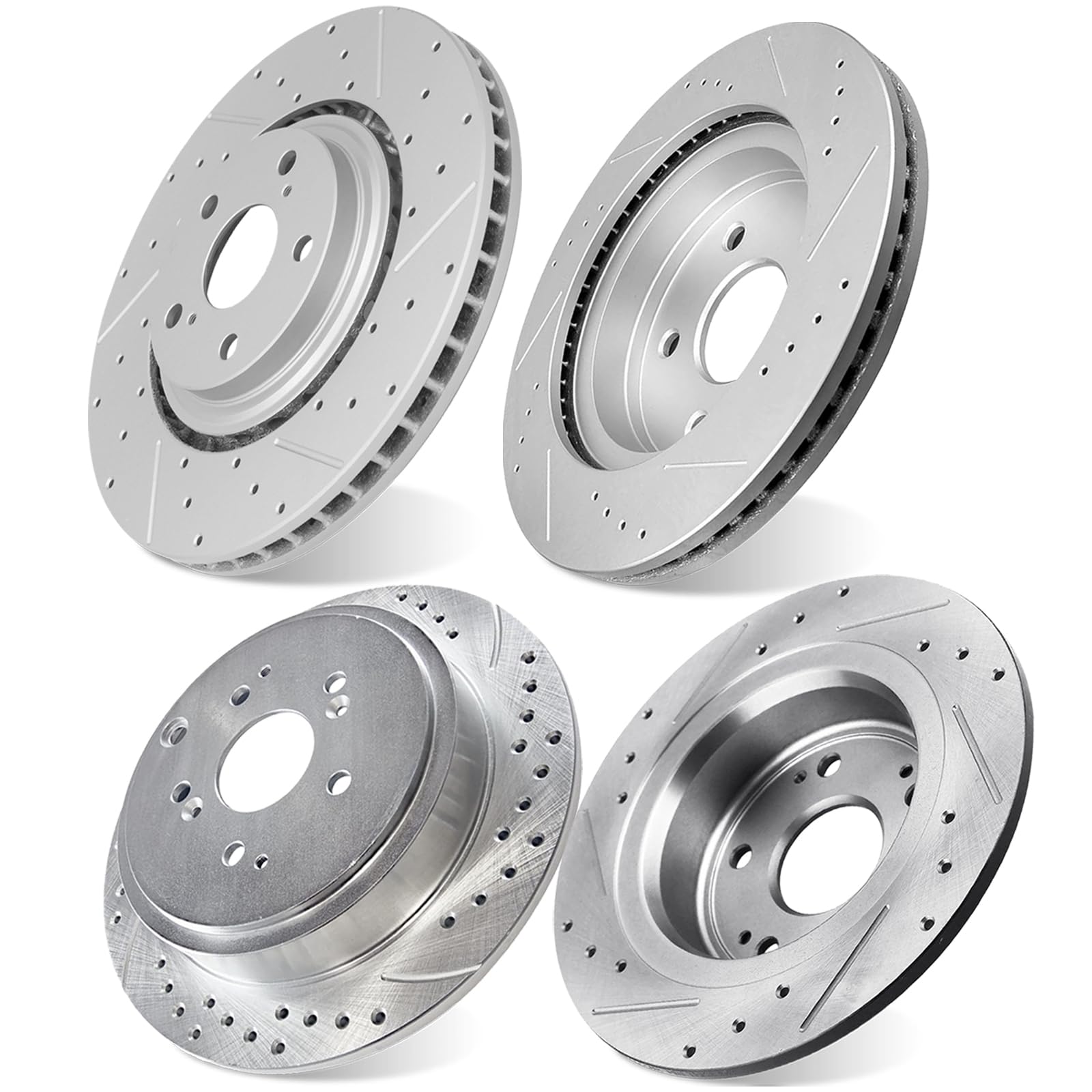 - Front 12.91 inch (328mm) and Rear for 2011-2020 Toyota Sienna Brake Rotors, for 14-19 Highlander, for 2010-2015 Lexus Rx350 Rx450H Drilled Slotted disc Brakes Replacement 31544 31511