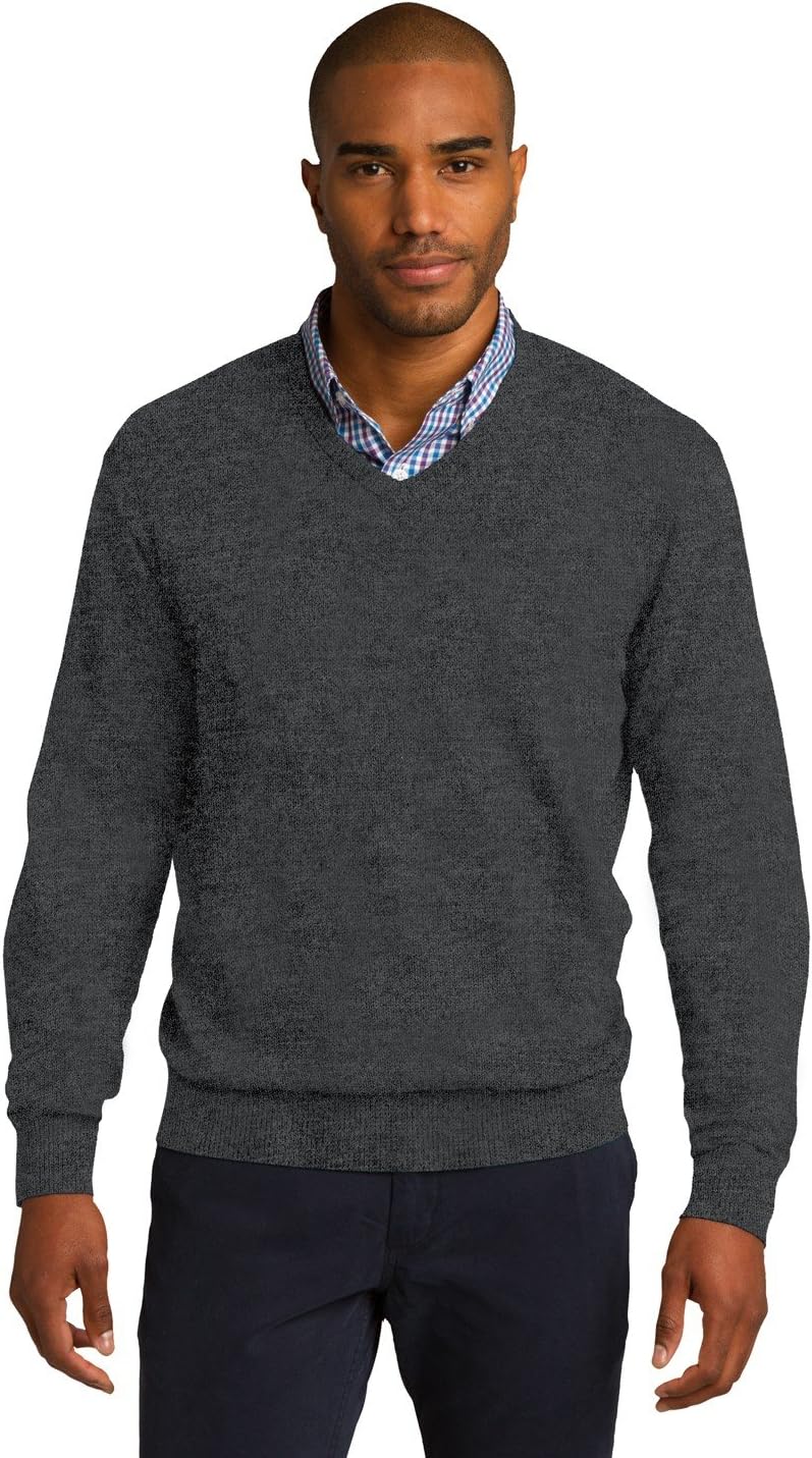 Port Authority V-Neck Sweater XS Black 
