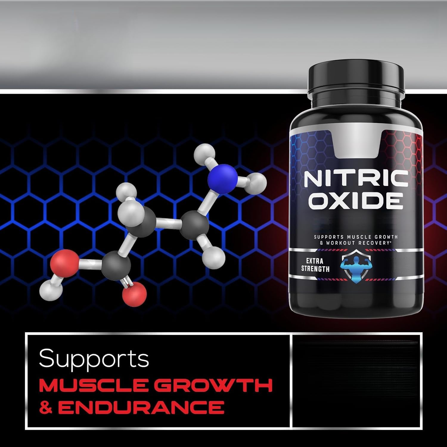 Nitric oxide supports muscles, heart and energy