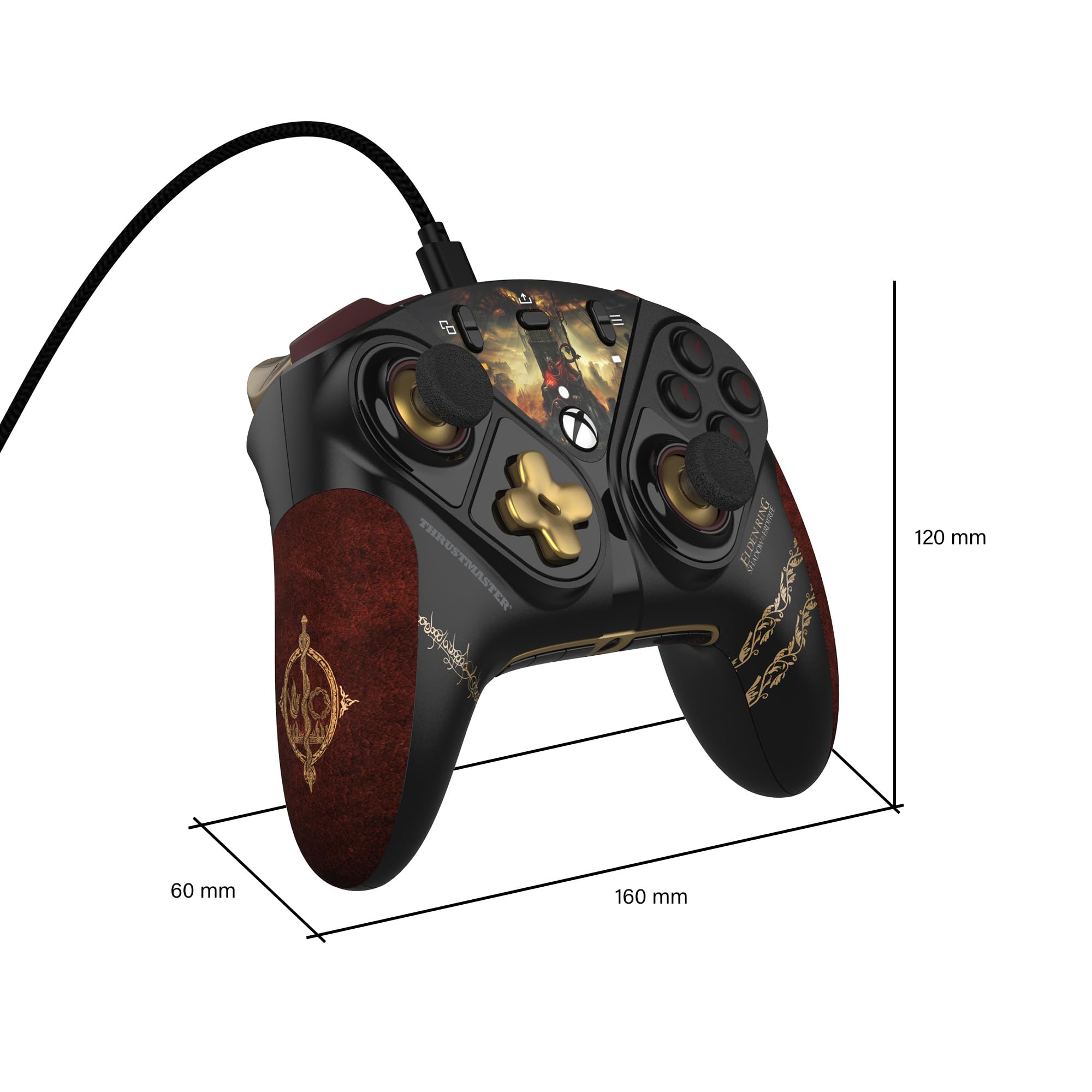 Thrustmaster ESWAP X2 ELDEN RING – Manette de jeu modulaire officielle ELDEN RING Shadow of the Erdtree pour Xbox Series X|S et PC