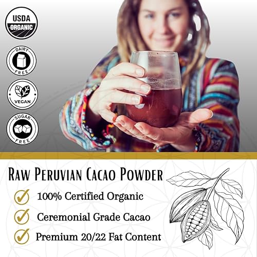 Miniatura 5 de Cacao en polvo de hongos  Melena de león, chaga, reishi, cordyceps, cola de pavo  Canela, jengibre, cúrcuma  Setas orgánicas nootrópicas  Cerebro +