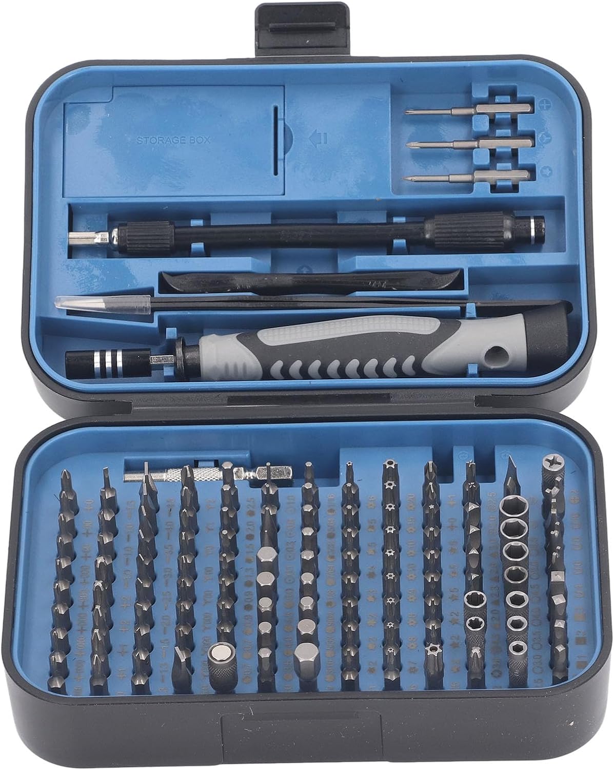 Screwdriver Set with 120 Screwdriver Bits Magnetic Screwdriver Set for Tablets Phones Watches Cameras