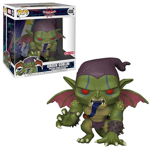 Mpreview Pop! Marvel: Spider-Man Into The Spider-Verse #408 Green Goblin 10 Tall Exclusive Bobble-Head Vinyl Figure