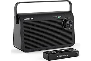 Tosima TV-9000 Wireless TV Speakers for Clear Sound