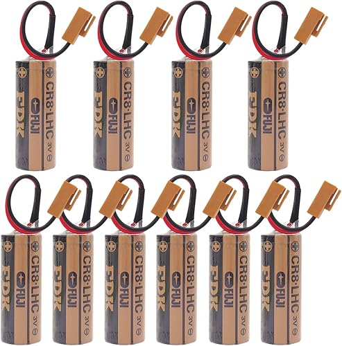 Miniatura 6 de DCYNXC (10 piezas de repuesto de batería de litio de 3 V 3000 mAh para Fuji FDK CR8.LHC 17430, Toto CR8-LHC TH559EDV410R, TOTO THP3053 baterías de