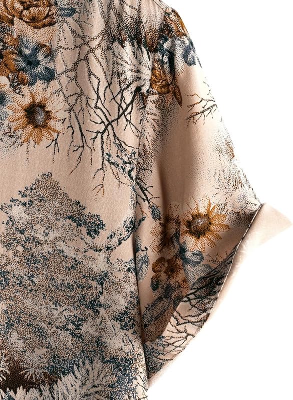 Image of Men's Multi-Coloured Floral Printed Shirt for man | Half Sleeve Cotton Shirt for Men | Summer Shirts for Men