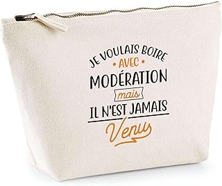 Cadeau Boire avec Modération | Idée Alcool Humour Original Drôle Apéro Anniversaire Fête Soirée Unique