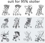 Pram Net, 2 pack Universal Mosquito Fly Bug Insect Net Protection Cover for Pushchair Car seat buggy carrycot bed stroller bassinet basket jogger Travel cot