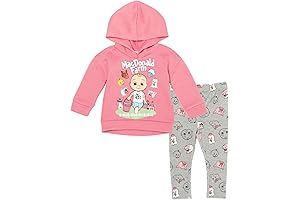 Official CoComelon JJ Hooded Pullover, Pants, 2-Piece Outfit Set for Infants and Toddlers