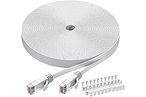 Cat6 Ethernet Cable 30FT - Cat-6 High Speed Flat Ethernet Patch Internet...