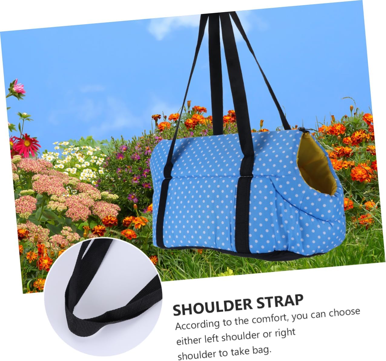 1pc Portable Pet Shoulder Bag Small Dog Backpack for Outdoor Travel Comfortable Breathable Design Easy to Fold for Carrying Pets Anywhere