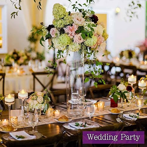 Miniatura 3 de SingTok 24 velas flotantes sin llama, impermeables, funciona con pilas, color blanco cálido, luces LED parpadeantes para exteriores, velas votivas a