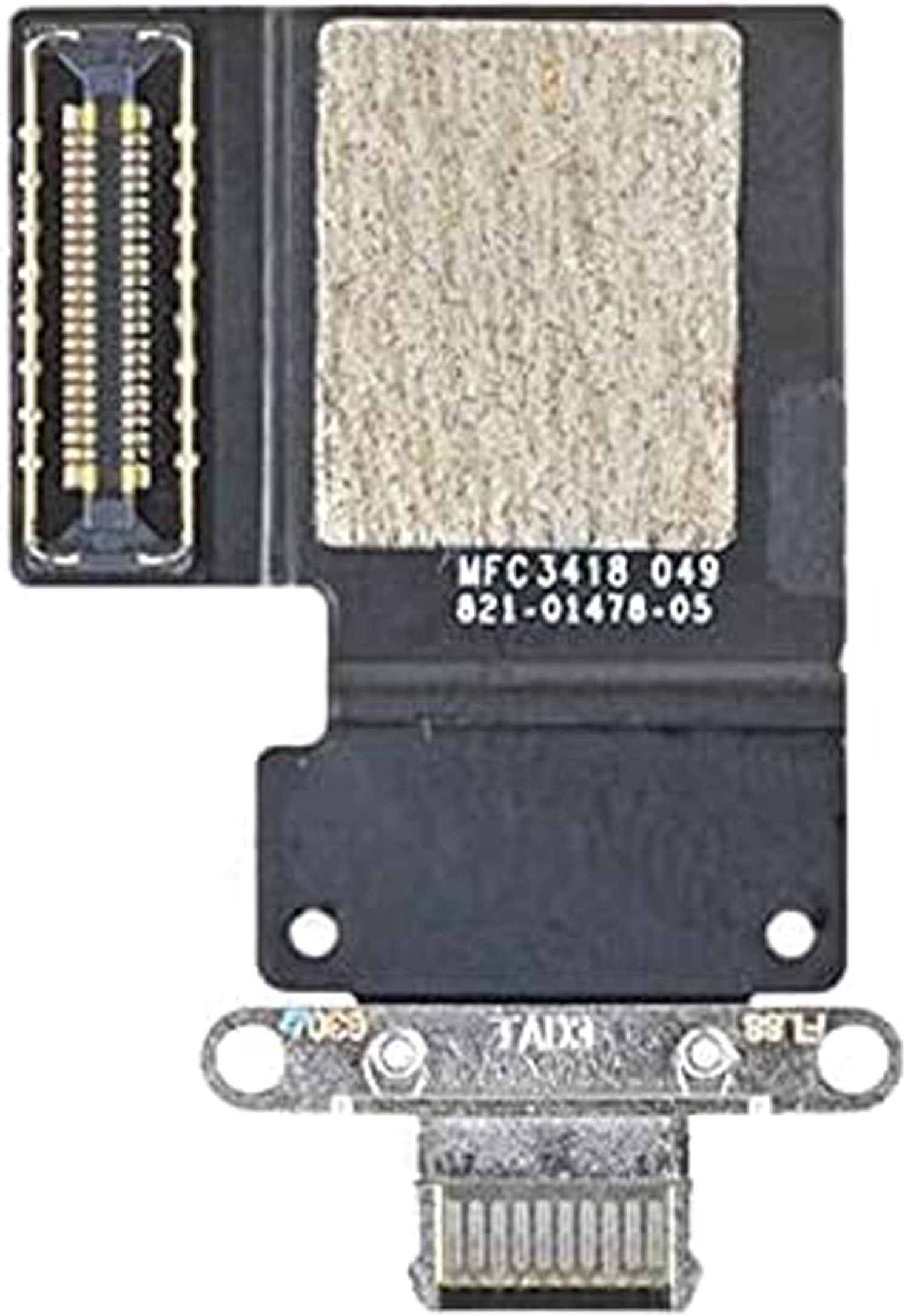 Dedia New Dock Connector Compatible with iPad Pro 11" 2018 A1980 A2013 A1934 | iPad Pro 12.9" 3rd A1876 A2014 A1895 Charging Port Assembly Flex Cable (Black)