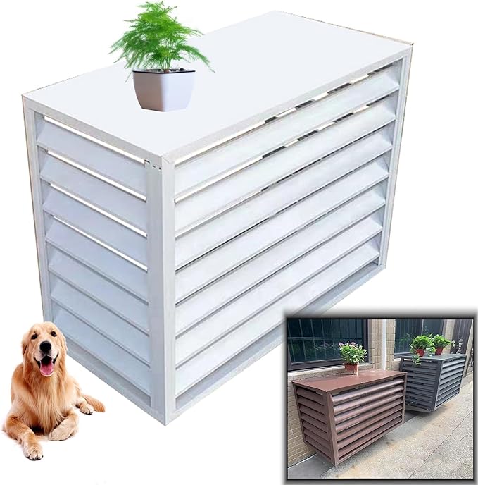 Air Conditioner Fence Screen, Outdoor Air Conditioning Unit Covers, Hide Air Con