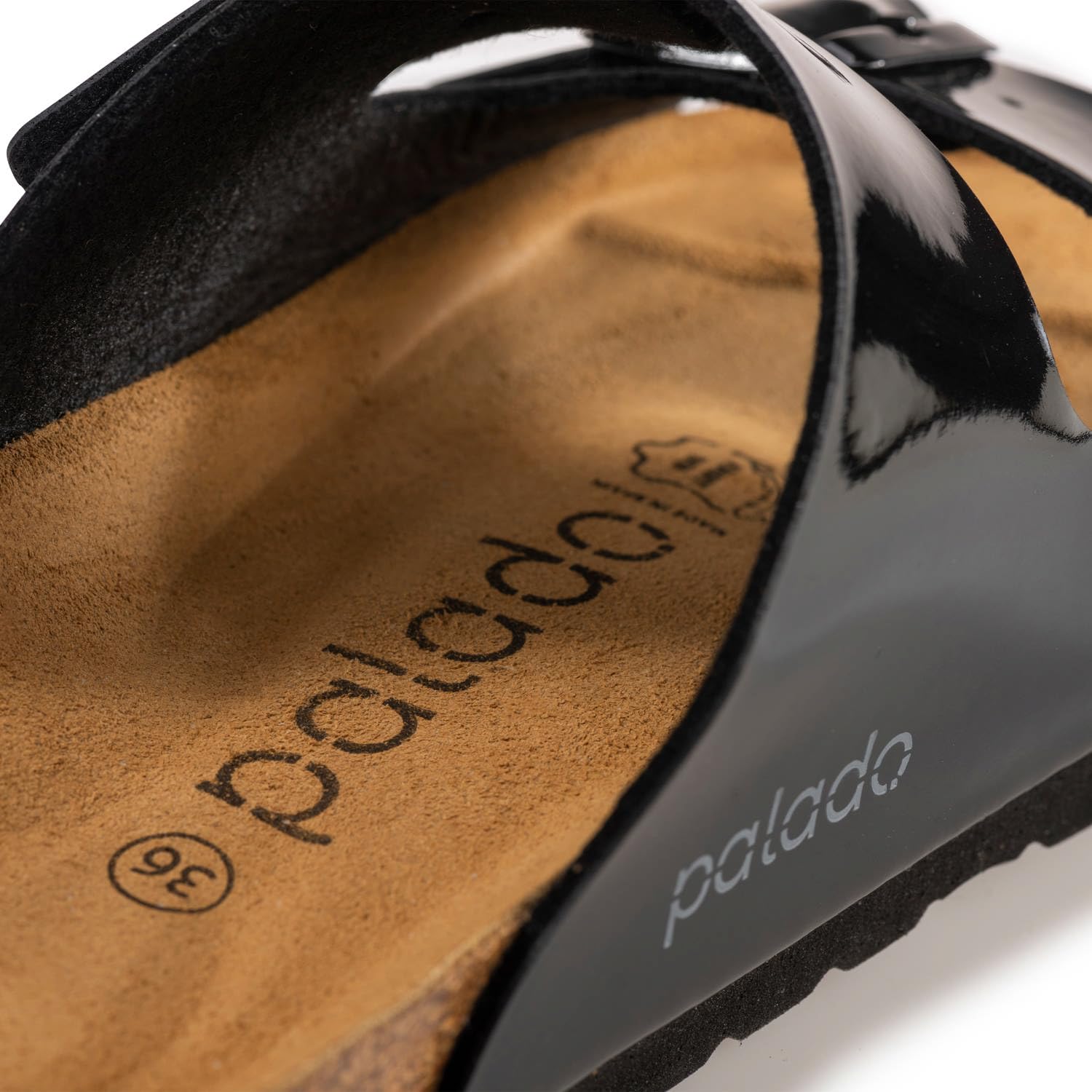 Palado Damen Pantoletten Korfu Matt - Sandalen Made in Spain - bequeme Hausschuhe mit Kork-Fußbett - modische Sommerschuhe