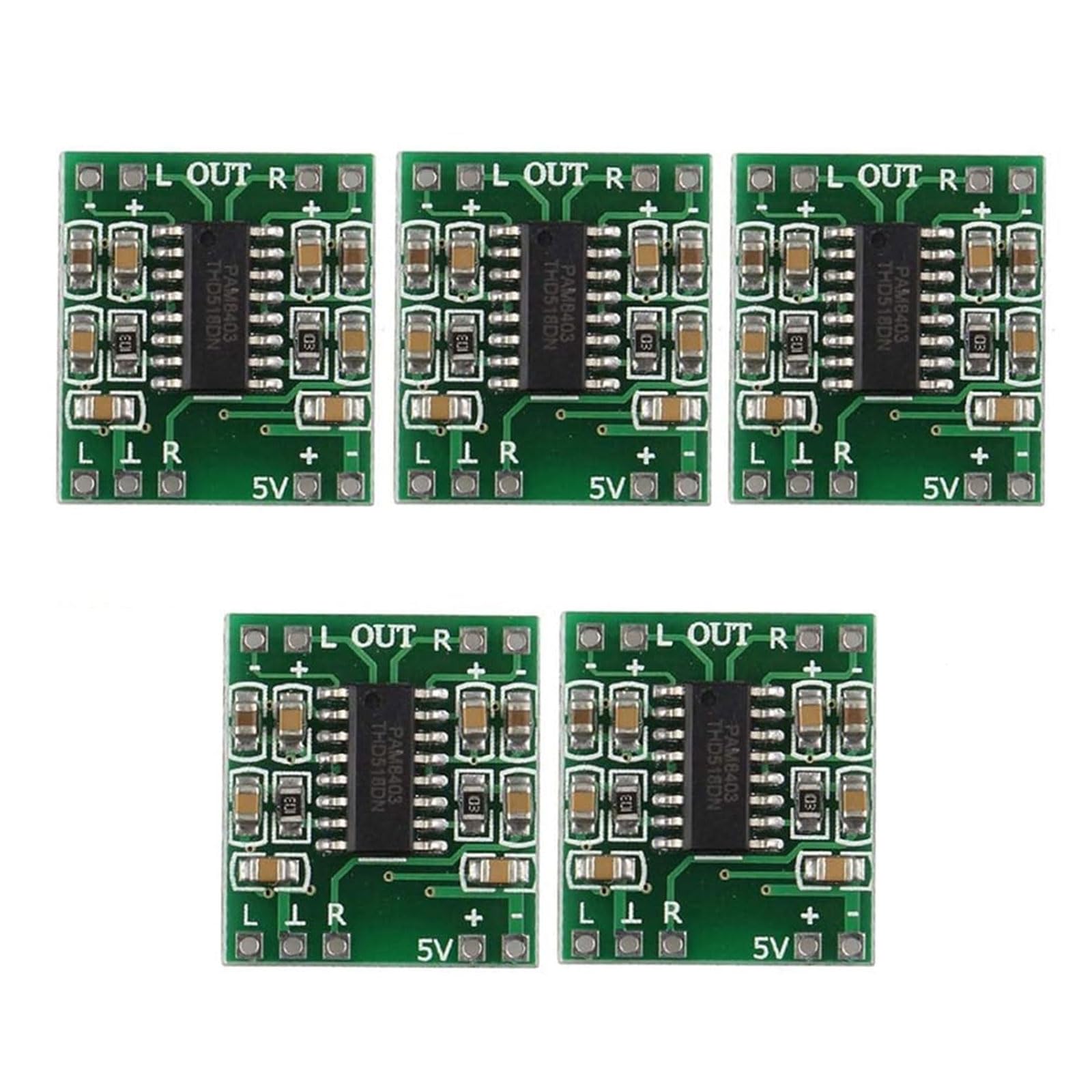 10 pz/5 pz/1 pz PAM8403 Audio 2x3 W Mini Scheda Amplificatore di Potenza Digale per la Classe D Modulo Amplificatore Audio Stereo 5 V di Alimentazione  502