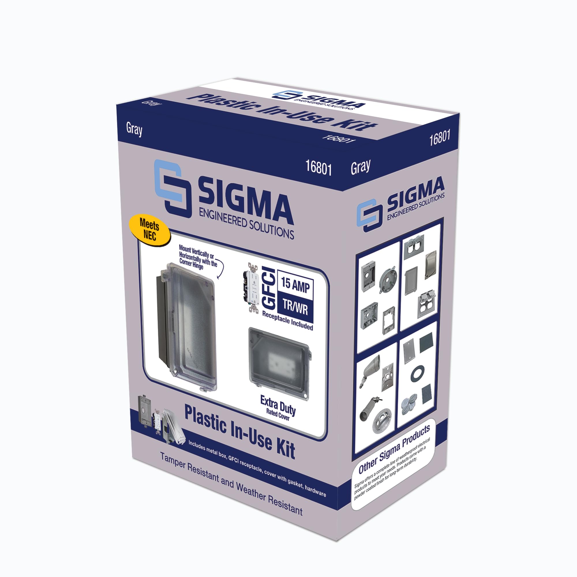 Weatherproof GFCI Outlet Kit - Sigma Solutions -7