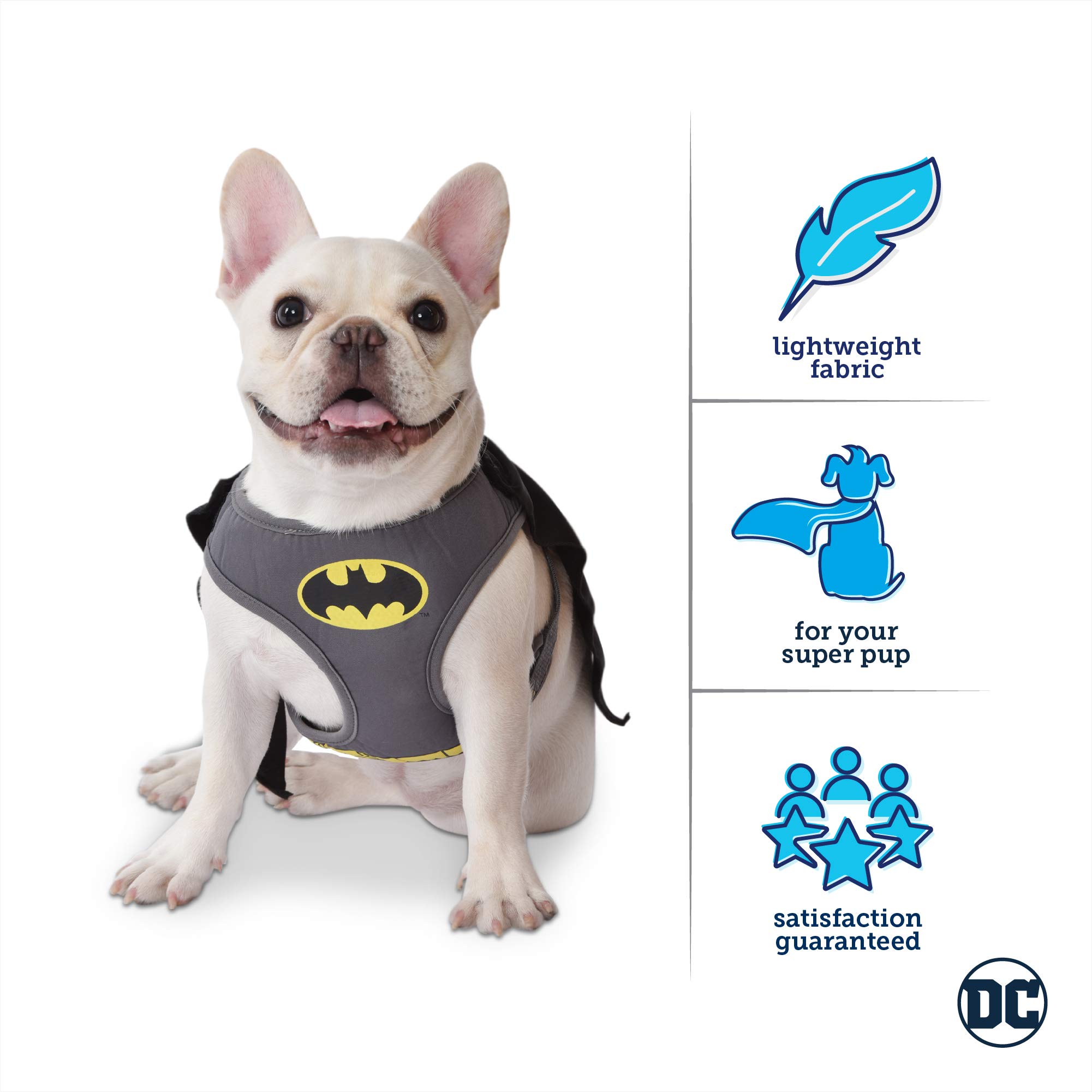 DC Comics for Pets Superhero Harness for Dogs Superhero Dog Harness