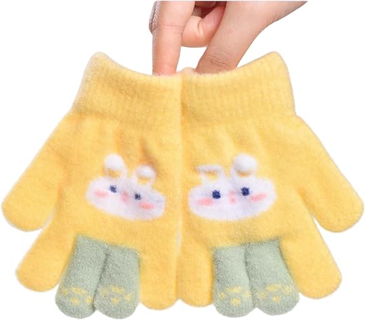 Tomorrow Kids Winter Gloves for Newborn Baby | Thermal Insulated Soft Fleece Mittens | Warm Animal Print Gloves for Infant...