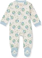 Vista 268 de Burt's Bees Baby - Pijama de una pieza para bebé, mameluco para dormir y jugar, algodón 100% orgánico, cremallera frontal Guitarra acústica.