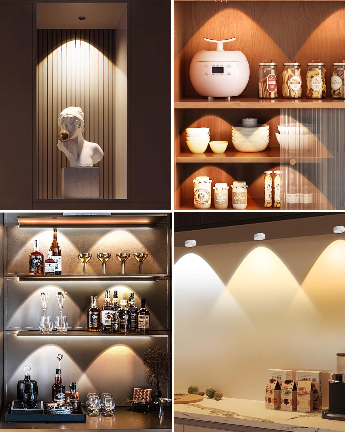 Luce Sottopensile LED Ricaricabile | Con Telecomando E Timer | 3000K/4000K/6500K | Magnetica - Foto 2