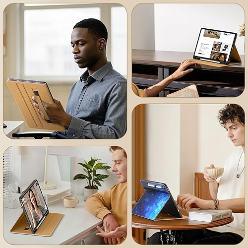 Miniatura 7 de MoKo Funda para Samsug Galaxy Tab S10 LiteS10 FE 2025S9 FE 10.9 pulgadasS9 11 pulgadas 2023 con soporte para bolígrafo S, cubierta protectora