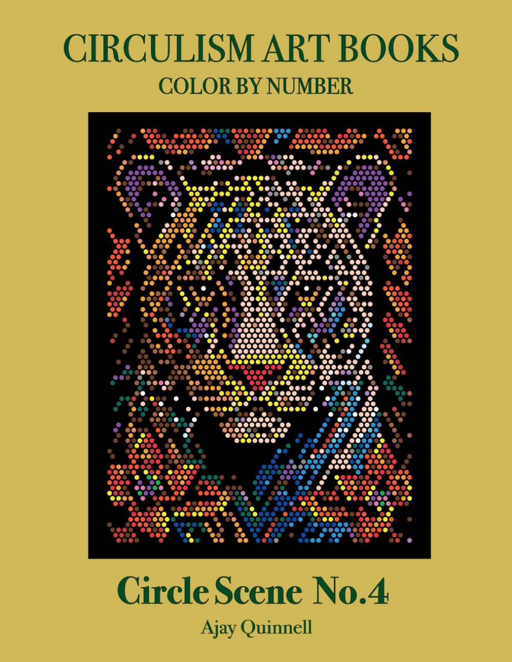 Circle Scene no.4 - Color By Number Circulism Book : Superior paper edition