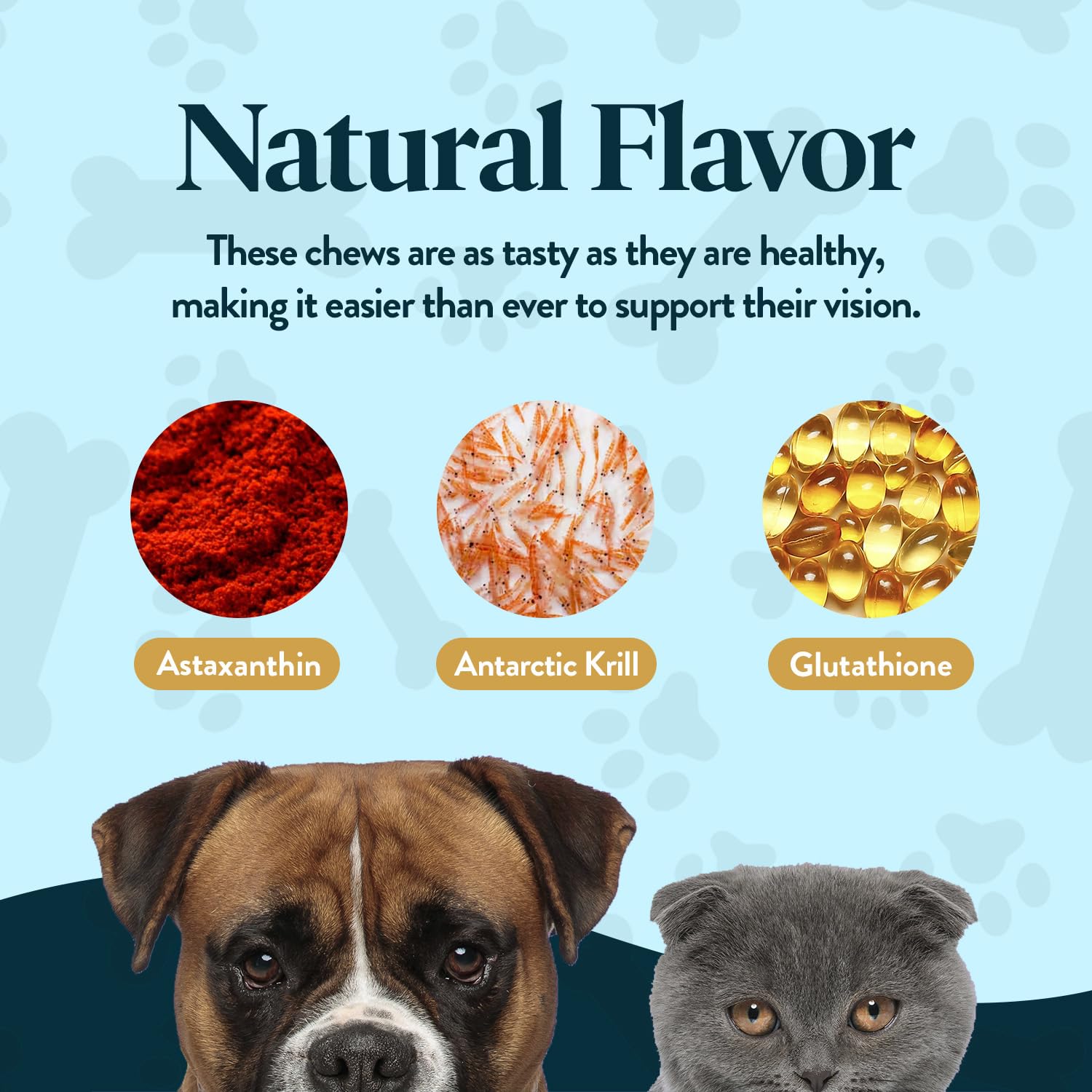 OcluVet Vision Chews Eye Supplements for Dogs & Cats, 60 Count — Amazon image 4